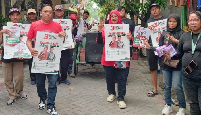 PDIP Surabaya Solid Kampanye Ledangan: Risma-Gus Hans dan Eri-Armuji Menang Tebal