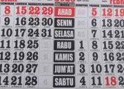 Ini Perbedaan Kalender Jawa, Hijriah, dan Masehi