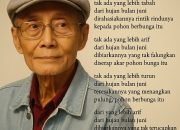 Makna Puisi Hujan Bulan Juni Karya Sapardi Djoko Darmono